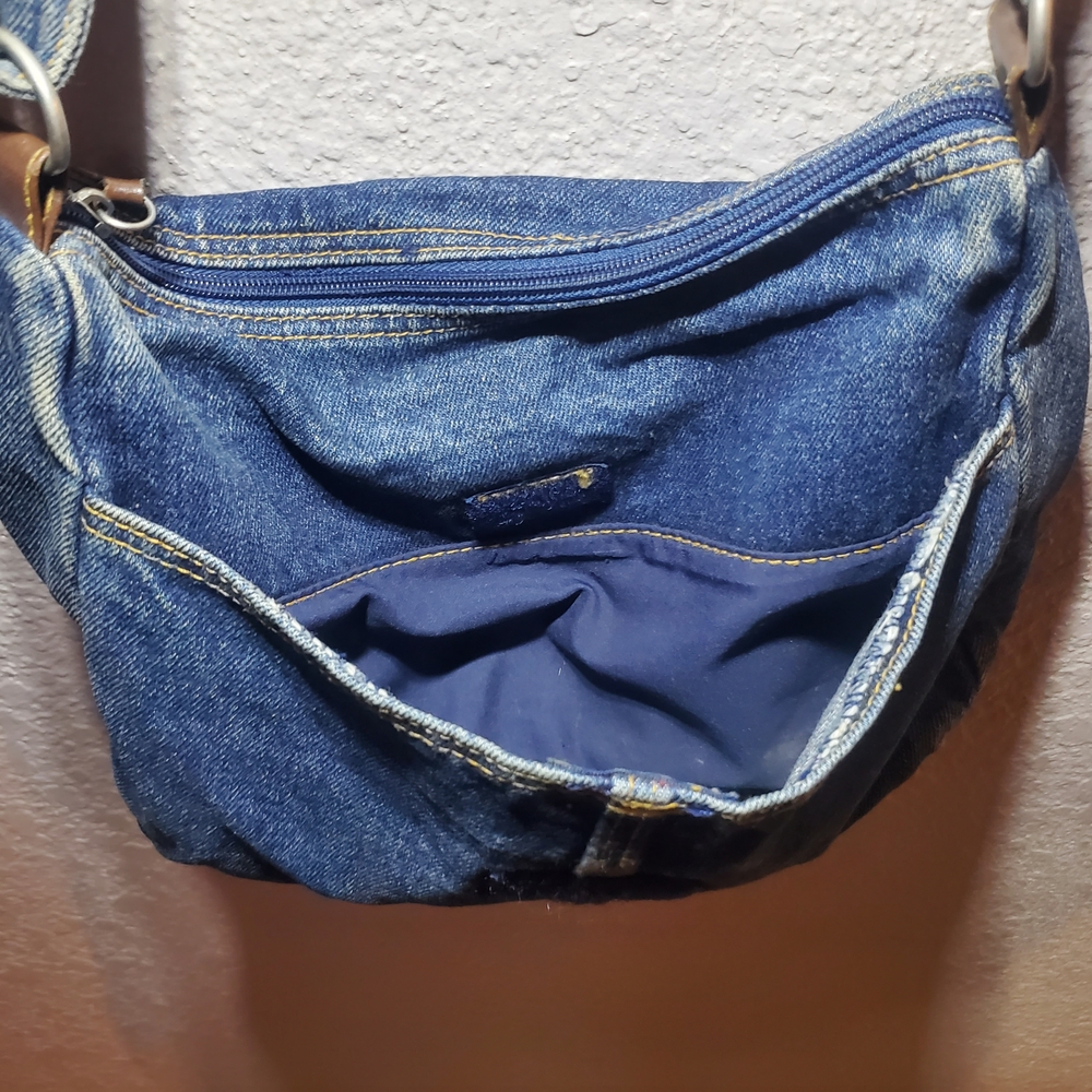 Denim Crossbody Bag - Picture 6 of 9